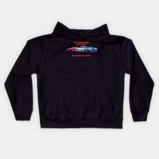 Red White and Blue Mercedes-Bens Kids Hoodie